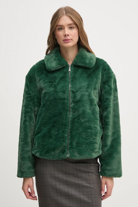 Куртка United Colors of Benetton женская цвет зелёный переходная 2FBDDN06V