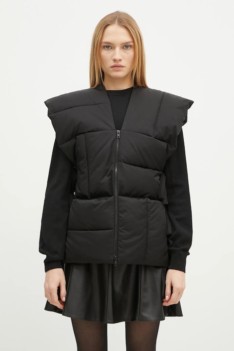 Безрукавка Kenzo Sleeveless Puffer Jacket жіноча колір чорний зимова FE62OU1269CE.99