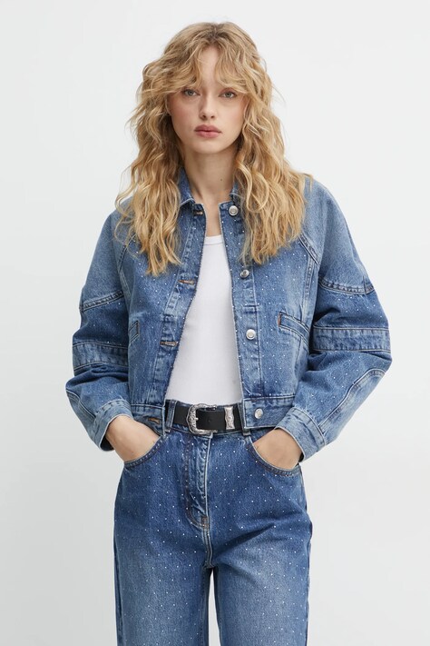 Джинсова куртка IRO жіноча перехідна oversize WM07HERMIONE