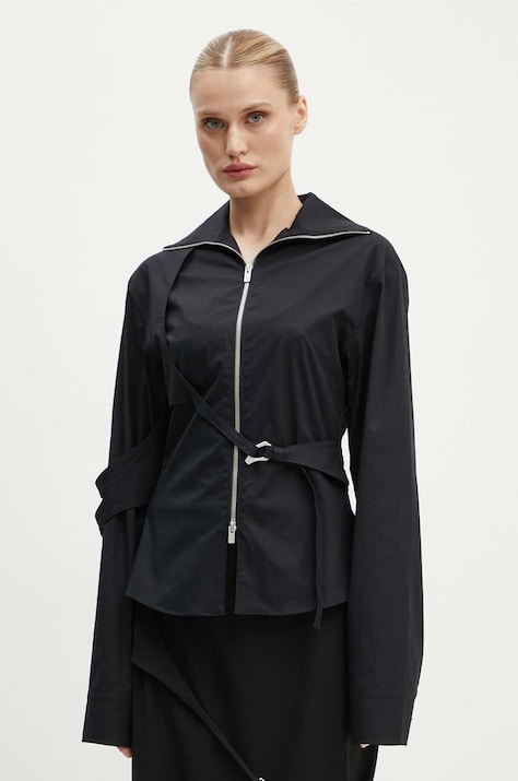 Heliot Emil geaca femei, culoarea negru, de tranzitie, W.05.055.BLK01