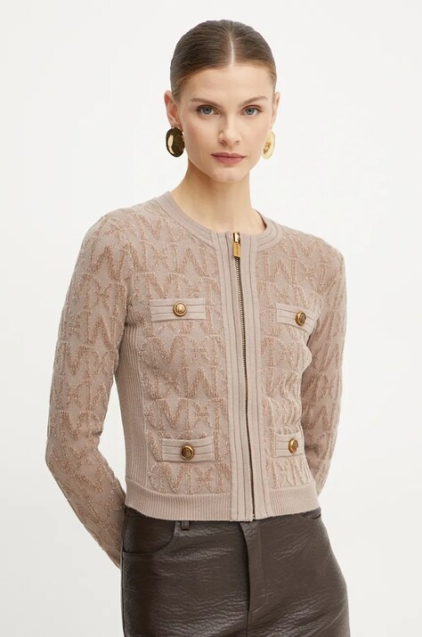Marciano Guess cardigan HERMIONE femei, culoarea maro, 4BGR64 5661Z