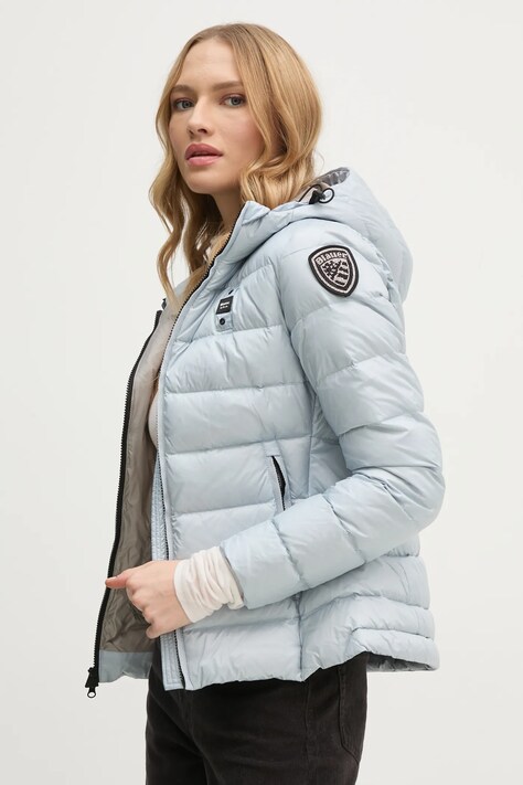 Blauer geaca femei, culoarea gri, de iarna, 24WBLDC03036