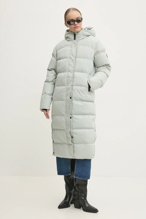 Μπουφάν Superdry χρώμα: γκρι, W5011738A-2WW