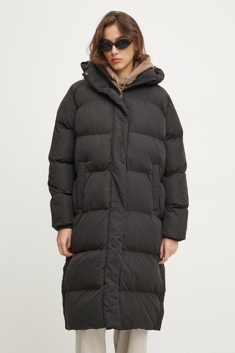 Superdry geaca femei, culoarea negru, de iarna, oversize, W5011801A-02A