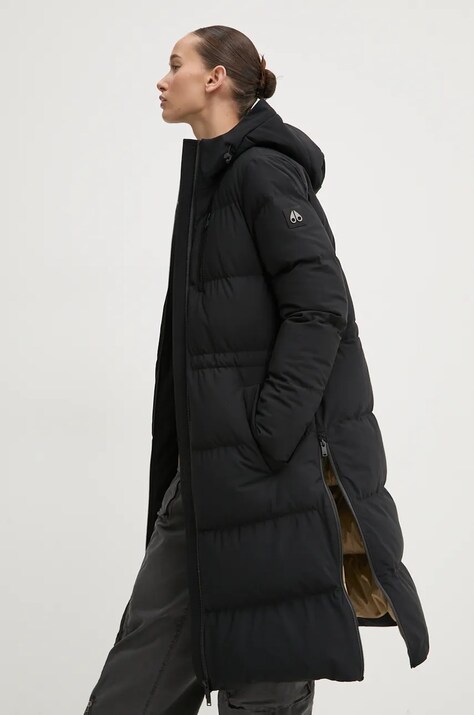 MOOSE KNUCKLES geaca de puf femei, culoarea negru, de iarna, M34LP226