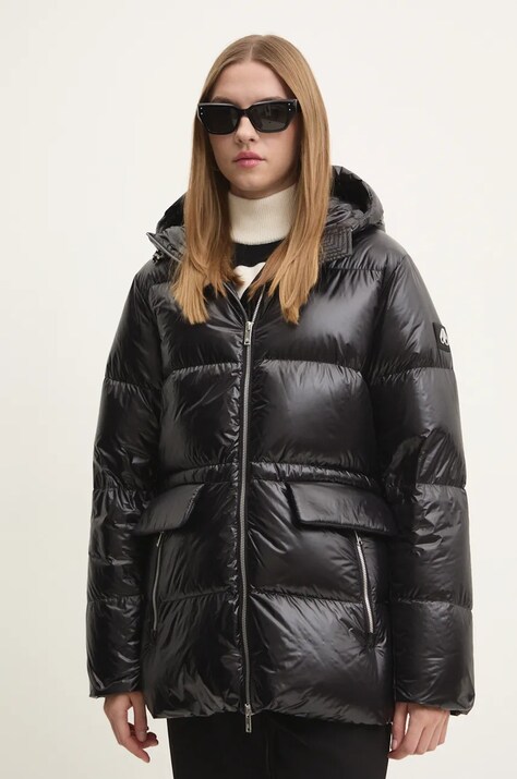 MOOSE KNUCKLES geacă de puf Whitney 3Q femei, culoarea negru, de iarnă, M34LJ186