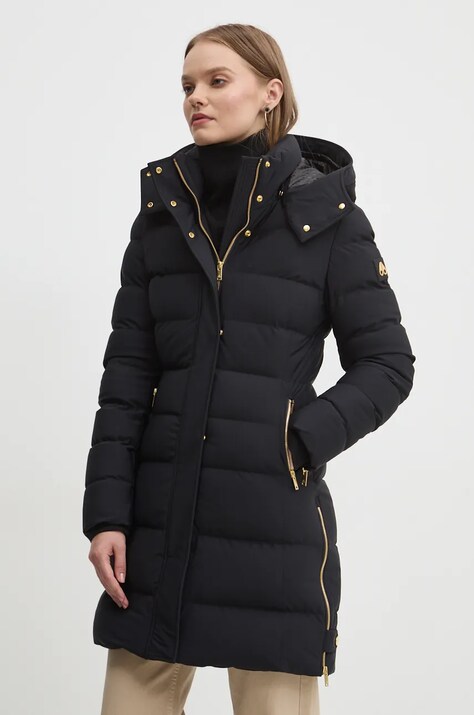 MOOSE KNUCKLES geaca de puf femei, culoarea negru, de iarna, M34LP228GS