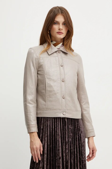 Marella geaca femei, culoarea gri, de tranzitie, 2423916015200