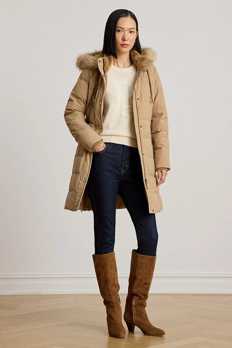 Lauren Ralph Lauren Kurtka puchowa damska brązowa 297957509