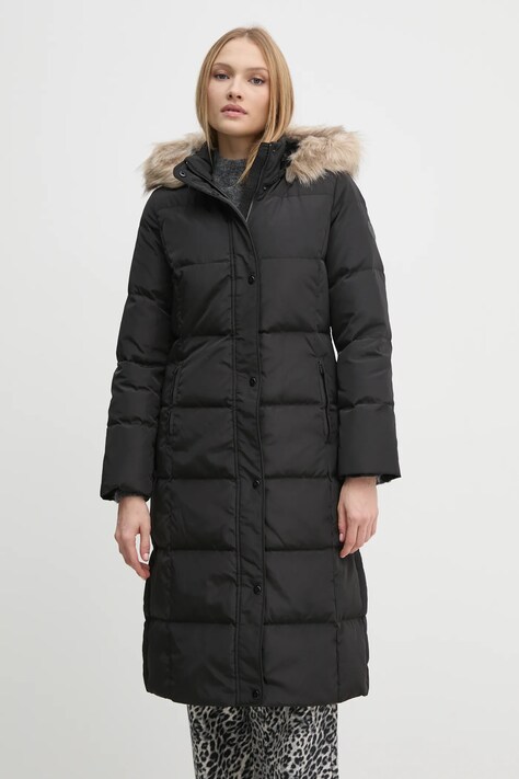 Lauren Ralph Lauren geaca de puf femei, culoarea negru, de iarna, 297957518