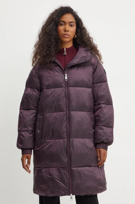 Boss Orange geacă femei, culoarea violet, de iarna, 50528372
