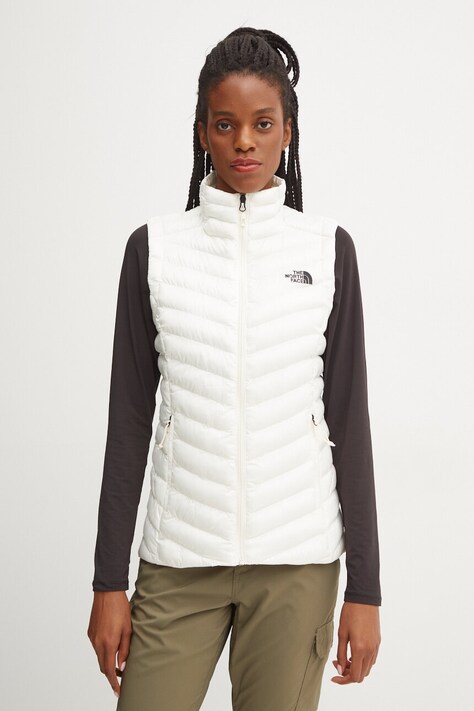 The North Face vesta sport Huila culoarea bej, de tranzitie, NF0A85AIQLI1