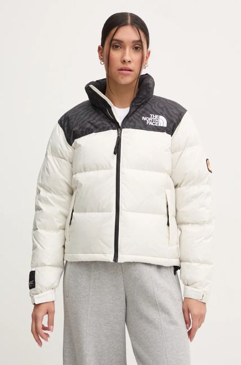 Пухено яке The North Face 1996 Retro Nuptse в бяло зимен модел NF0A3XEO5IX1