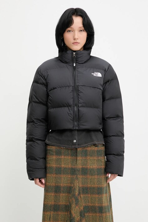 Bunda The North Face Saikuru dámská, černá barva, zimní, NF0A89JCKT01