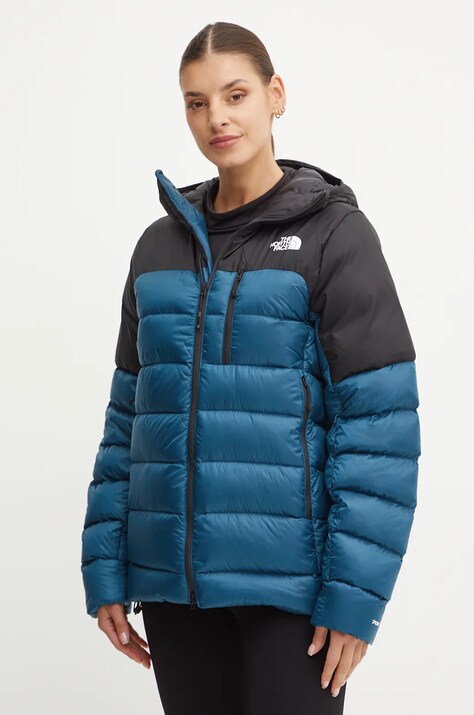 The North Face geaca sport din puf Kalix culoarea turcoaz, de iarna, NF0A88SJ1NO1
