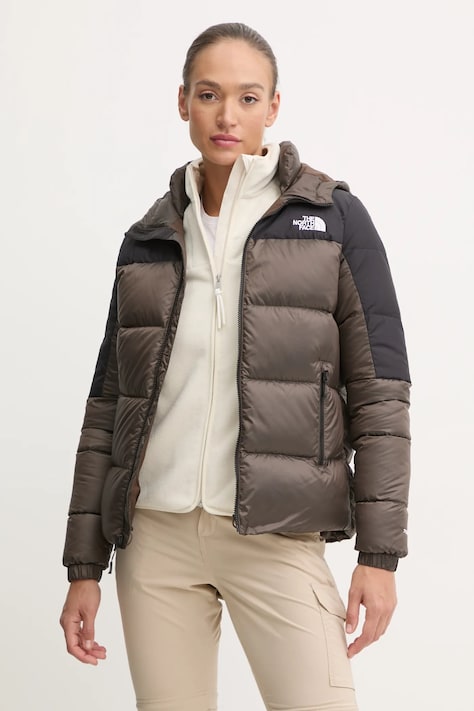 The North Face geaca sport din puf Diablo Down 2.0 culoarea maro, de iarna, NF0A898Z0BI1
