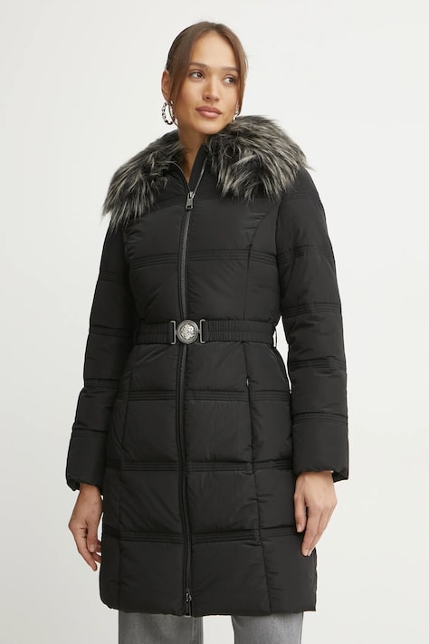 Guess geaca MARISOL femei, culoarea negru, de iarna, W4BL44 WGK22