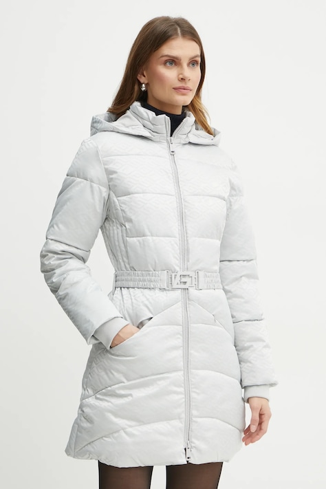 Куртка Guess SELINE жіноча колір сірий зимова W4BL58 WGL72