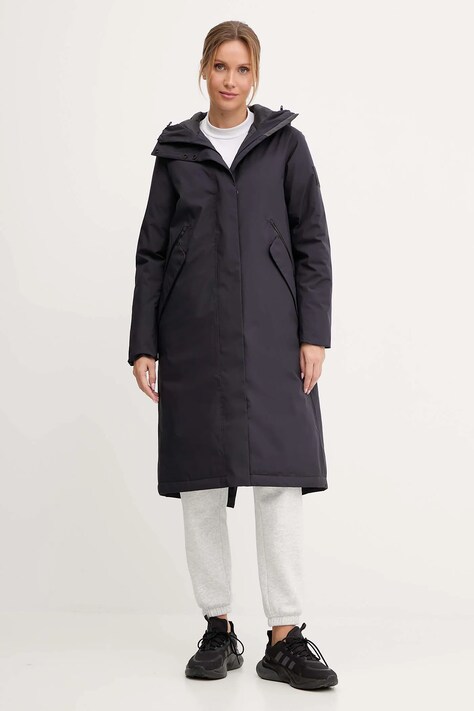 Jack Wolfskin kurtka puchowa Brandenburger damska kolor granatowy A60200