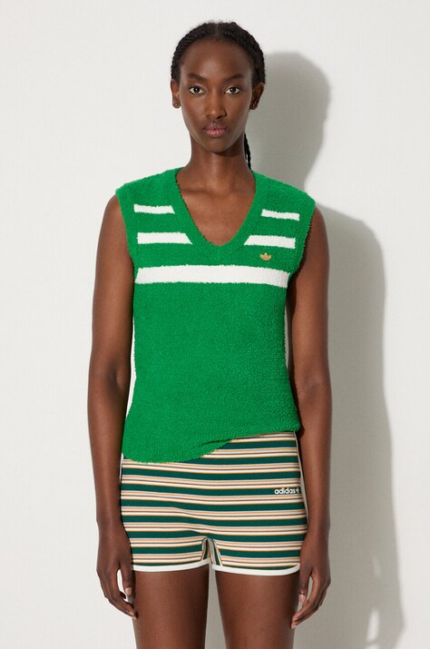 adidas Originals gilet Knit Vest colore verde IX1060