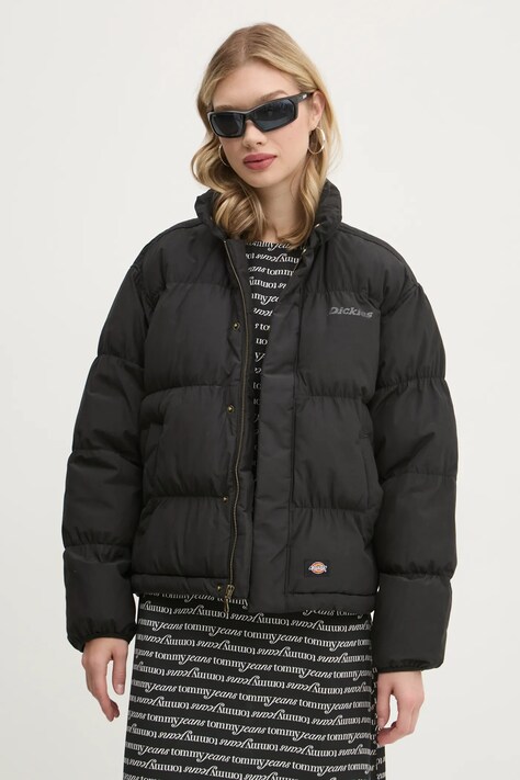 Яке Dickies SCOBEY в черно зимен модел с уголемена кройка DK0A4Z36