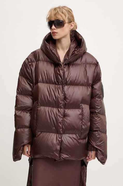 Пуховая куртка MMC STUDIO PL JESSO женская цвет коричневый зимняя oversize JESSO