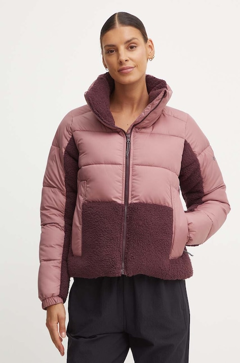 Jakna Columbia Leadbetter Point za žene, boja: ružičasta, za zimu, 2085602