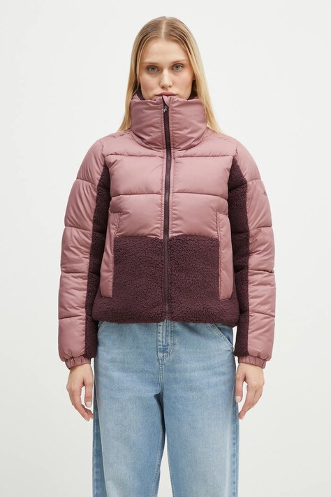 Bunda Columbia Leadbetter Point dámska, ružová farba, zimná, 2085602