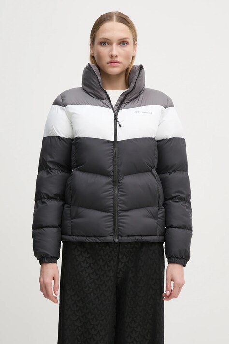 Куртка Columbia Puffect Colorblock жіноча колір чорний зимова 2088481