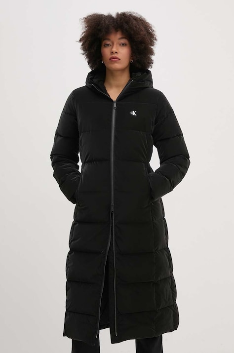 Jakna Calvin Klein Jeans ženska, črna barva, J20J224106