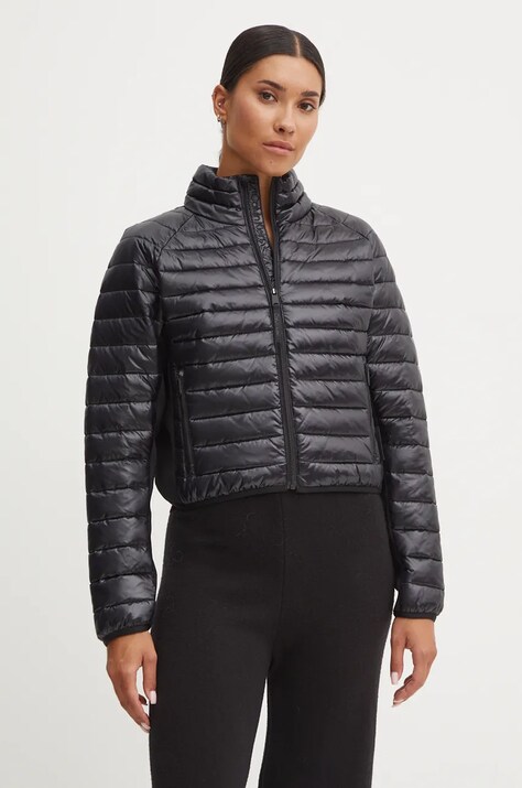 Calvin Klein Performance geacă femei, culoarea negru, de tranzitie, 00GWF4O514