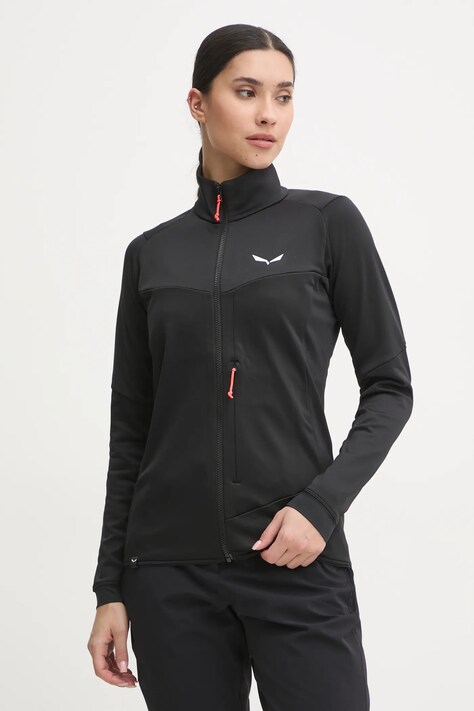 Salewa hanorac Sella Crevasse culoarea negru, neted, 00.0000028999