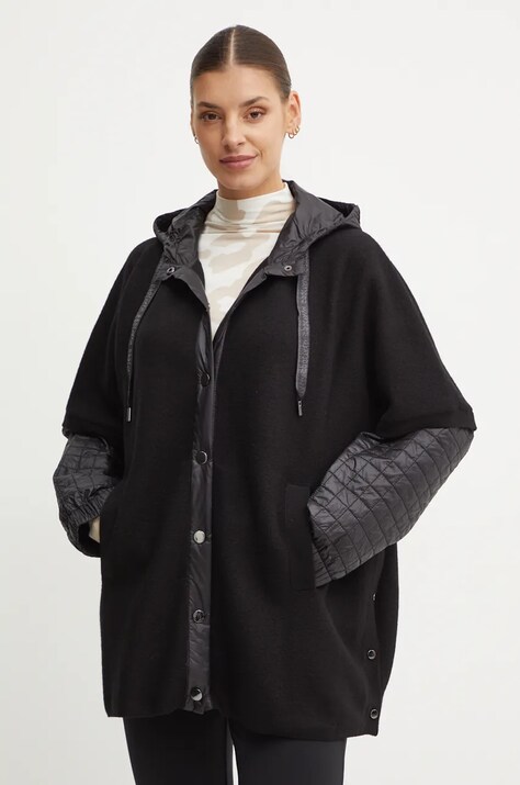 Вовняна куртка Sportalm колір чорний перехідна 1854511782