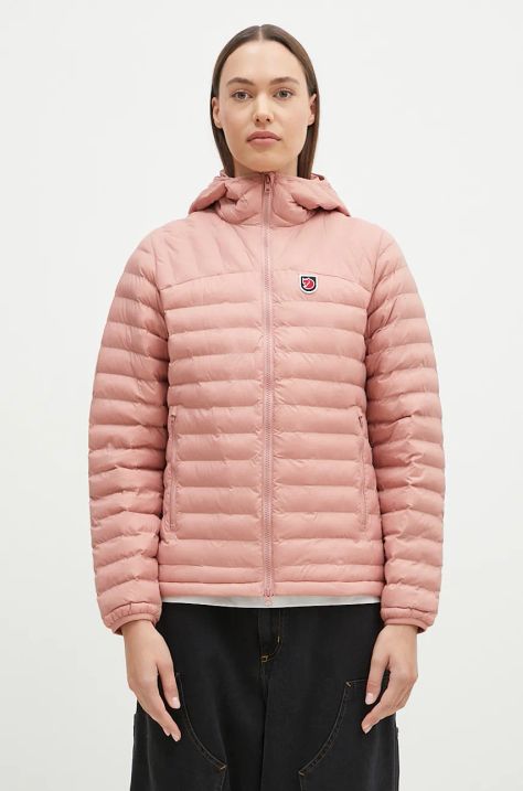 Fjallraven giacca Expedition Latt Hoodie W donna colore rosa  F86120.300