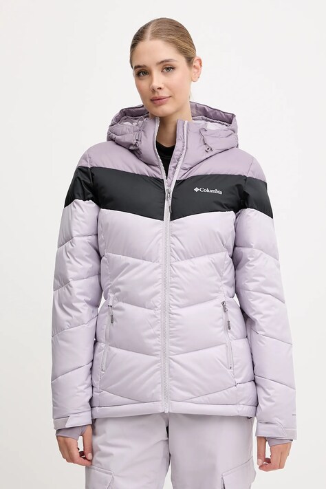 Columbia kurtka narciarska Abbott Peak kolor fioletowy 2105111