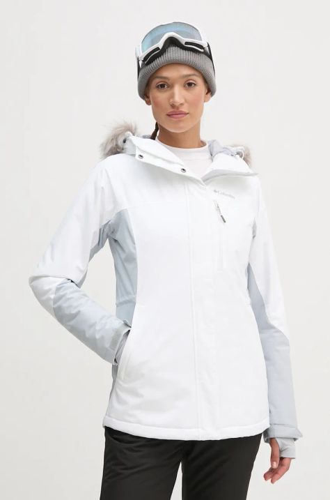 Columbia giacca da sci Ava Alpine colore bianco 2085831