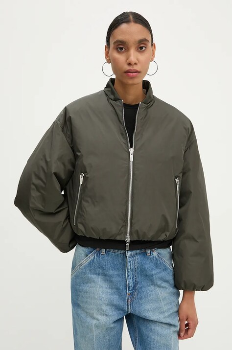 Μπουφάν με επένδυση από πούπουλα A.L.C. χρώμα: πράσινο, 1JAKT00880