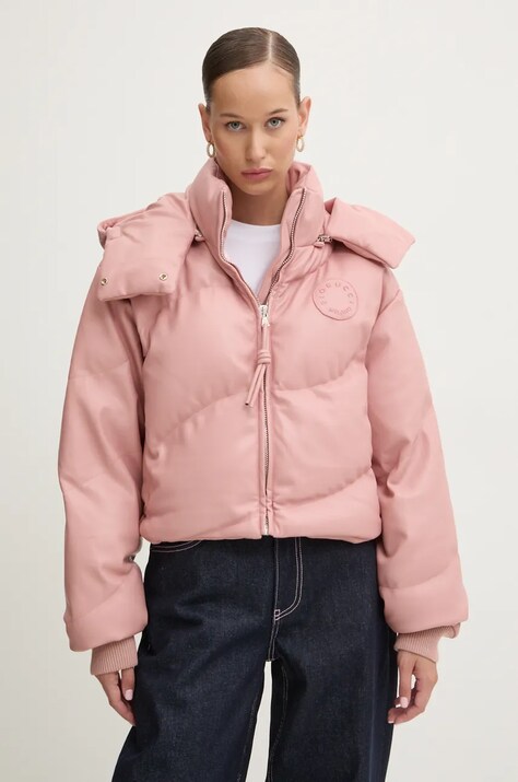 Fiorucci geaca femei, culoarea roz, de iarna, W01FPOJA164VL01PN02