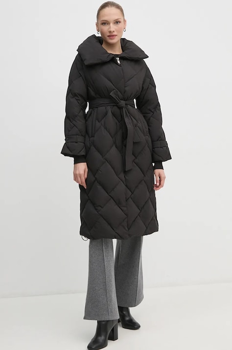 Пухено яке Hetrego JENNA в черно зимен модел 8N695