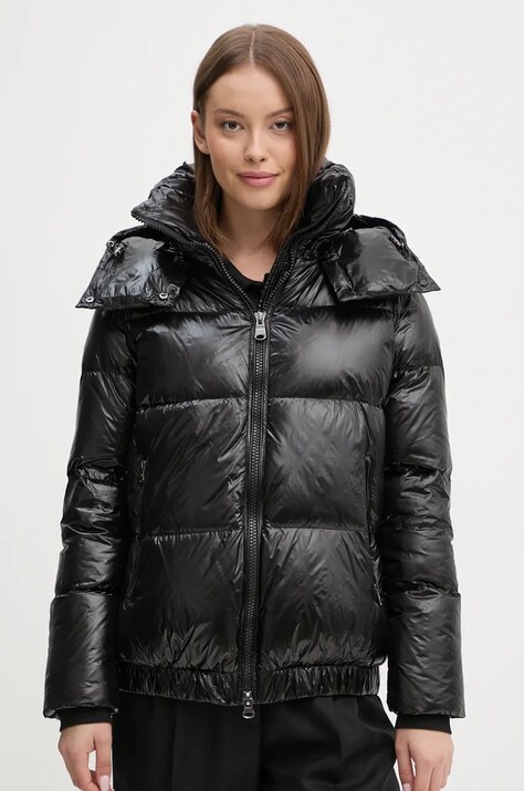 Hetrego geaca de puf ROSE femei, culoarea negru, de iarna, oversize, 8N723