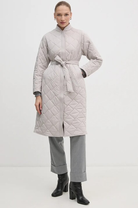 Bunda Hetrego SOPHIE dámska, béžová farba, prechodná, 8N788