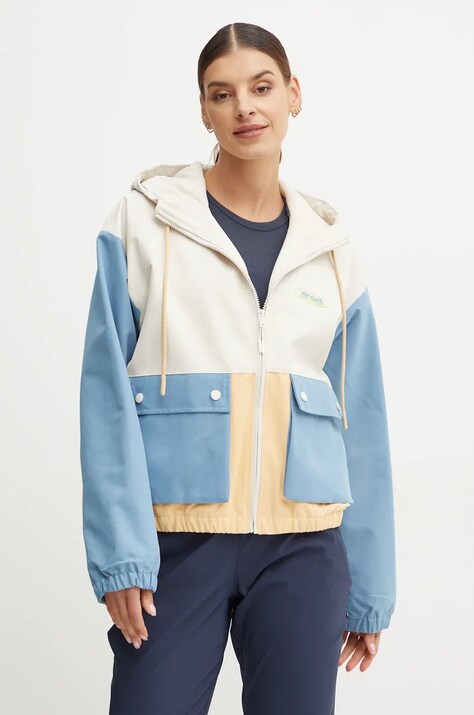 Rip Curl geaca ANTI-SERIES femei, culoarea bej, de tranzitie, 02LWJA