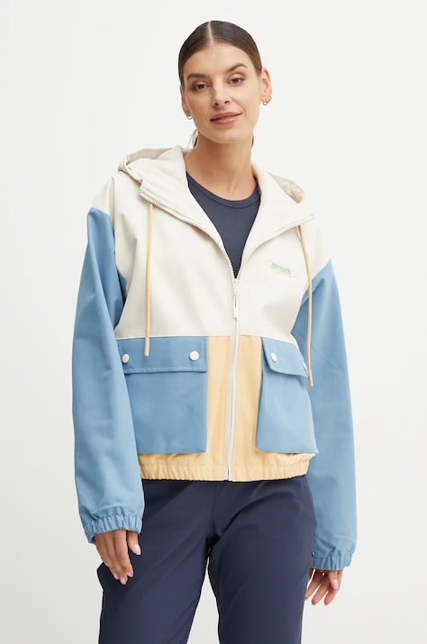 Jakna Rip Curl ANTI-SERIES ženska, bež barva, 02LWJA