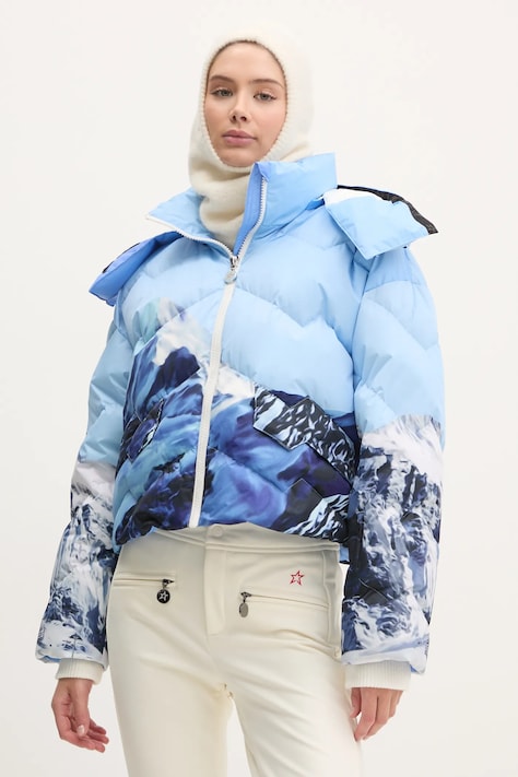 Пухено яке за ски Perfect Moment Mountain в синьо W3001052