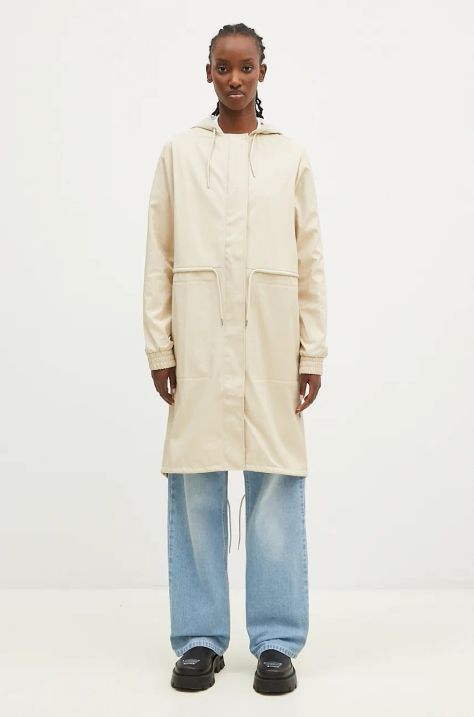 Rains giacca String W Parka W3 donna colore beige  18550.95