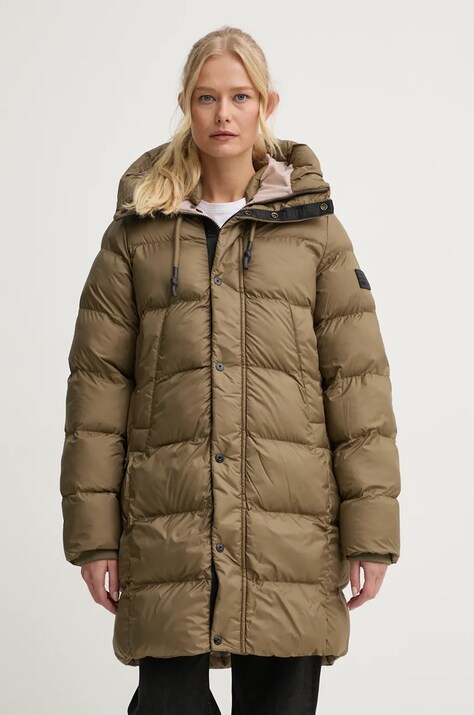 Куртка G-Star жіноча колір коричневий зимова D25188-B958