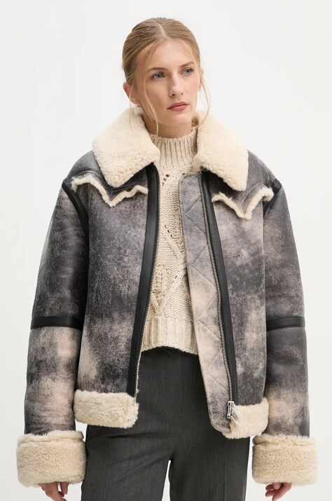Куртка Stand Studio Lessie Jacket — AW24-KUD222, сірий — фото 4