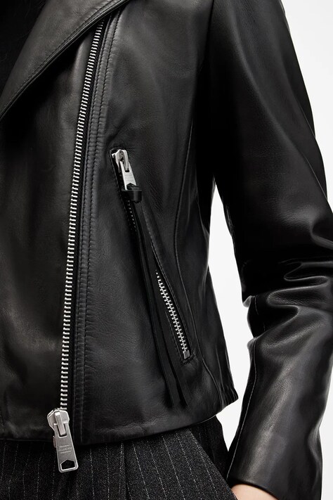 Шкіряна куртка AllSaints DALBY — фото 3