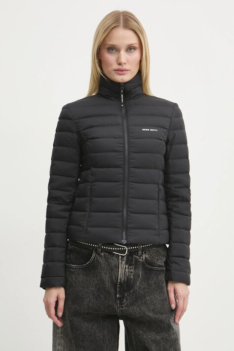 Miss Sixty geacă de puf femei, culoarea negru, de tranziție, 6L4YJ1760000