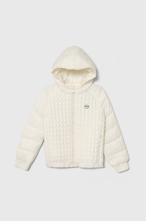 Дитяча куртка Guess колір бежевий J4YL12 WGBU0